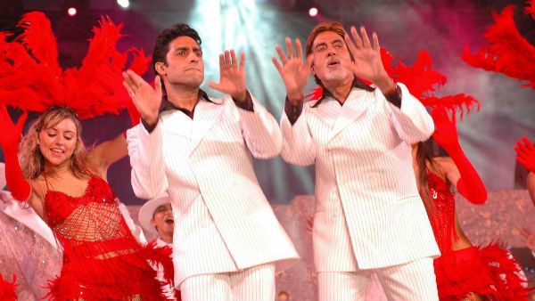 Abhishek Bachchan Digs Up A Picture Of His First Stage Performance With His Dad Amitabh Bachchan!