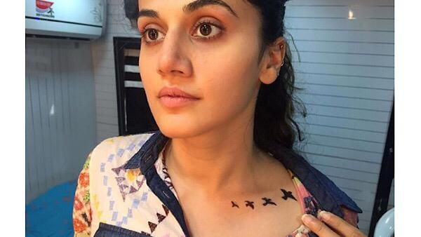 Taapsee Pannu Shares Picture Of Her Tattoo Trial For Pink: Girls Wanted Similar Tattoos Afterwards