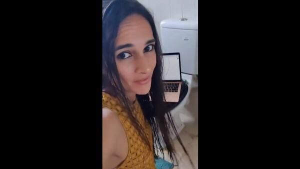 Tara Sharma Forced To Work From Bathroom As She Struggles For Quiet Time At Home