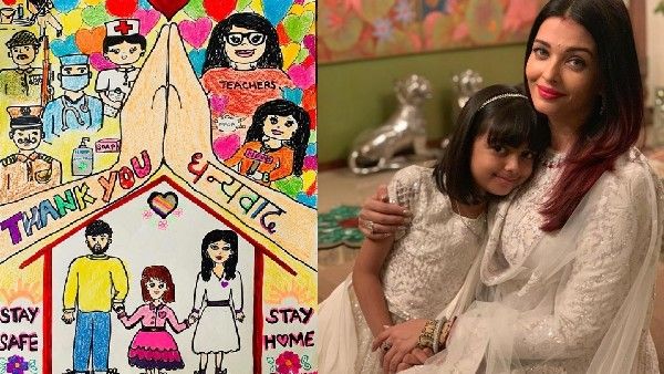 Aishwarya Rai's Daughter Aaradhya's 'Sweet' Tribute To COVID-19 Frontline Workers Is Melting Hearts!