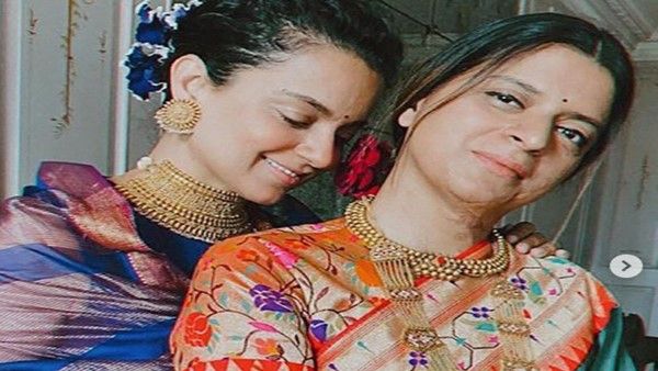 Kangana’s Sister Rangoli Pens Emotional Post After Queen Actress Wore Her Old Saree At Griha Pravesh