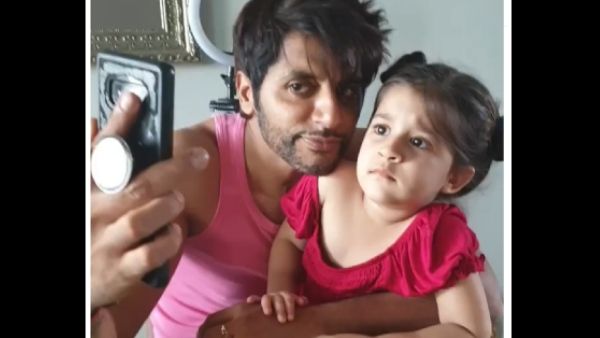 Karanvir Bohra's Daughter Asks Him Angrily, 'Why Did You Hit Mom?'; Makes Him Apologise To His Wife