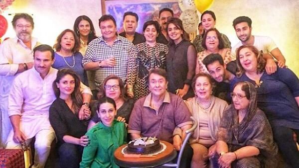 Karisma Kapoor Shares Family Picture Of Rishi Kapoor Celebrating Randhir Kapoor’s Birthday