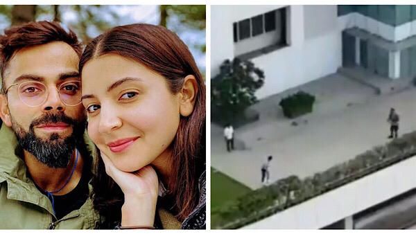 Anushka Sharma, Virat Kohli Spotted Enjoying A Game Of Cricket Outside Their Home: WATCH VIDEO