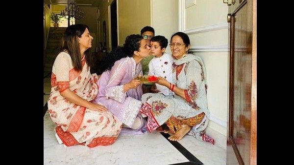 Kangana Ranaut Welcomes Nephew Prithvi To Rangoli Chandel's New Dream Home In The Cutest Way!