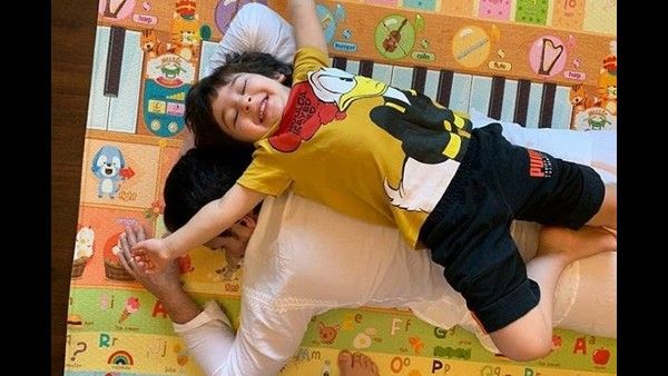 Saif Ali Khan-Taimur's Quarantine Mornings: Kareena Kapoor Shares Cute Pics Of Her 'Favourite Boys'