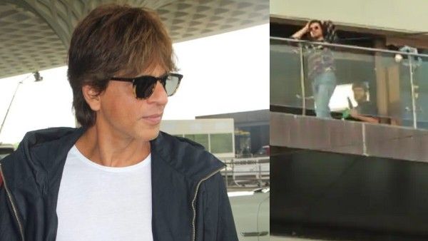 Shah Rukh Khan Spotted Filming On His Mannat Balcony; Fans Excited To See Him Back In Action