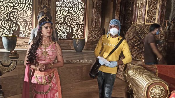 Sneha Wagh Aka Anjani Mata Of Kahat Hanuman Jai Shri Ram Resumes Shooting For The &TV Show