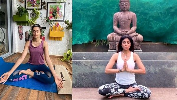 International Yoga Day 2020: Taapsee, Shilpa, Malaika & Others Encourage Fans To Stay Fit With Yoga