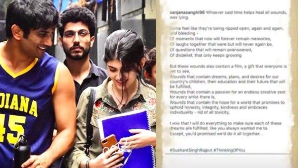 Sanjana Sanghi On One Month Of Sushant's Death: Whoever Said Time Heals All Wounds Was Lying