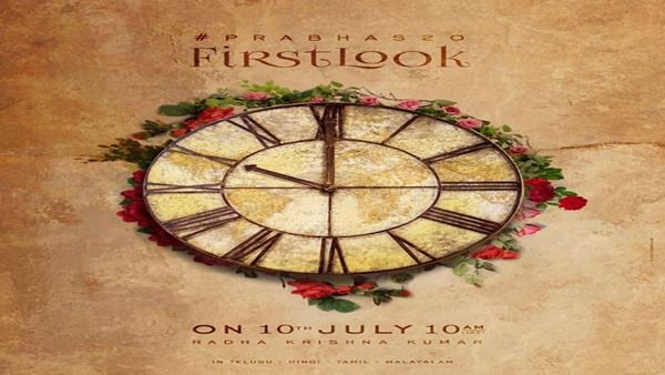 First Look Of Prabhas 20 To Be Out On July 10!