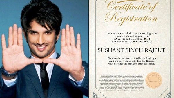 Fan Names A Star After Late Actor Sushant Singh Rajput: May You Continue To Shine Brightest