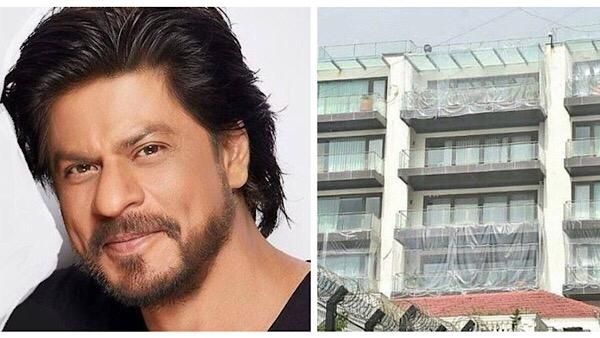 Photos: Shah Rukh Khan’s Mumbai Residence, Mannat, Covered With Plastic