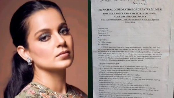 BMC Issues 'Stop Work' Notice To Kangana Ranaut After Inspection Of Her Office