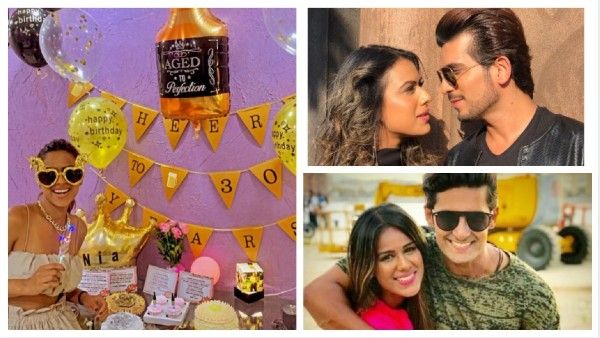 Nia Sharma Celebrates Her 30th Birthday With Brother Vinay; Cuts 18 Cakes (PICS)