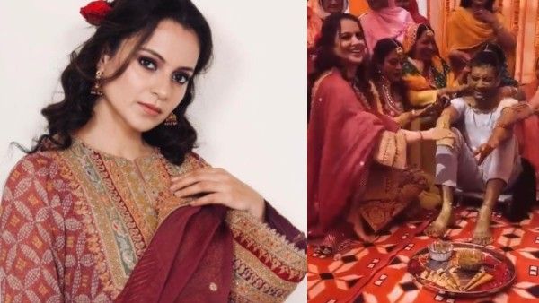 Kangana Ranaut Gives A Sneak-Peek Into Her Brother Aksht's Haldi Ceremony; Watch Video