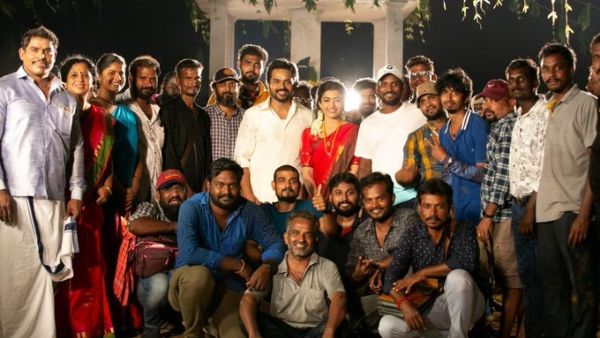 Karthi And Rashmika Mandanna Wrap Up Sulthan; Share An Unseen Picture Of The Team