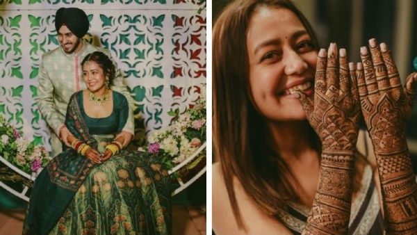 Neha Kakkar & Rohanpreet Singh’s Pre-Wedding Festivities Begin, Singer Flaunts Her Mehendi
