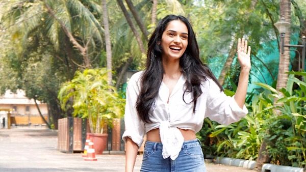 Manushi Chhillar Spotted At YRF For Prithviraj Script Reading!