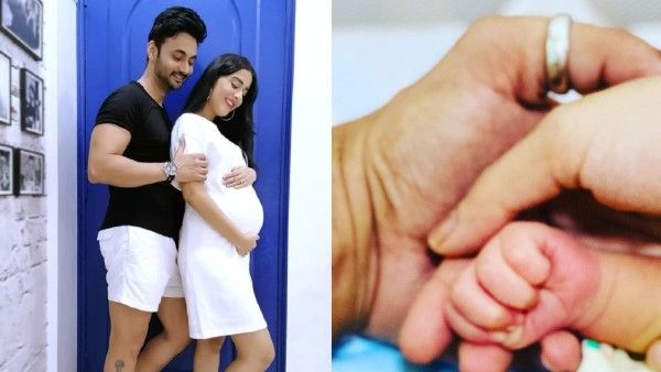 Amrita Rao And RJ Anmol Name Their Son Veer; Share An Adorable Picture Of His 'BroFist'