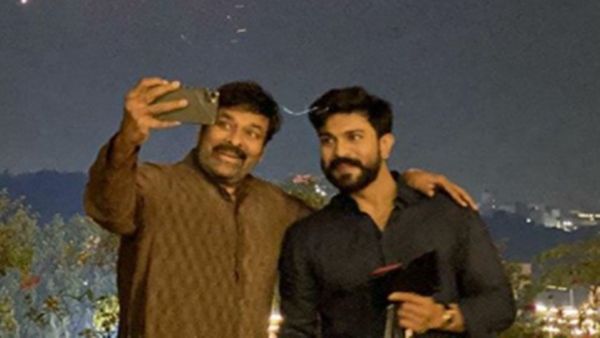 Megastar Chiranjeevi Shares Diwali Selfie With His ‘Knight’ Ram Charan