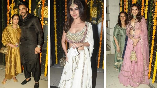 Mouni Roy, Karishma Tanna, Anita-Rohit & Others Dazzle At Ekta Kapoor’s Diwali Bash