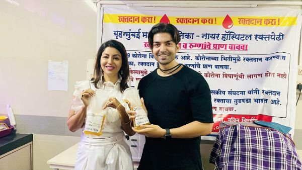 Gurmeet Choudhary & Wife Debina Bonnerjee Spread Goodwill As They Donate Plasma For COVID-19 Patient