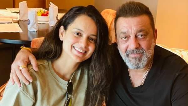 Kangana Ranaut Catches Up With Sanjay Dutt Amid Shoot, Says He Looks ‘More Handsome & Healthy'