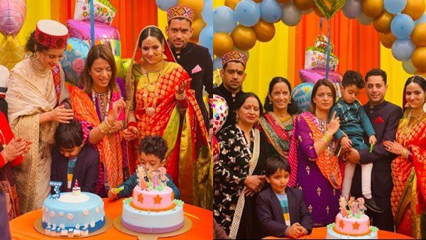 Kangana Ranaut Celebrates Nephew Prithviraj’s Birthday In Pahadi Style; Dances On Kangari Song