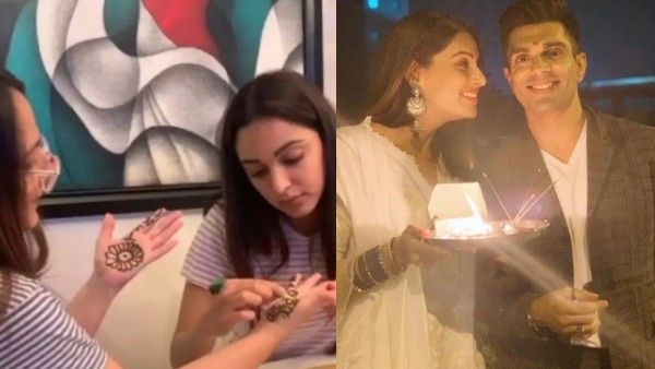 Karwa Chauth 2020: Kiara Applies Henna On Mom's Hands; Bipasha Shares Memories From Last Year
