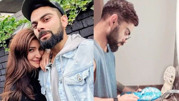 Anushka Sharma Shares Adorable Photo Of Virat Kohli Cleaning His Muddy Shoes With Toothbrush!