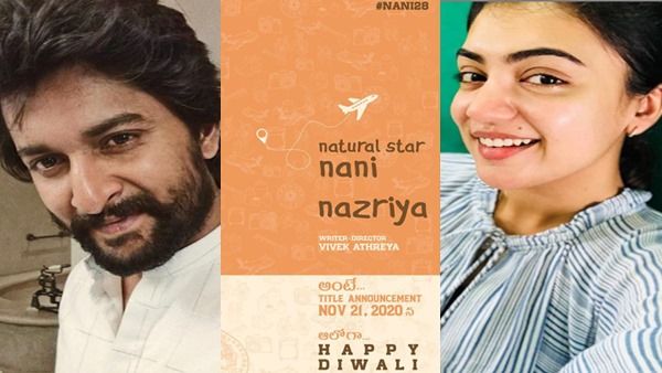 Nani To Star Opposite Nazriya Nazim Fahadh For The First Time In Vivek Athreya’s Next