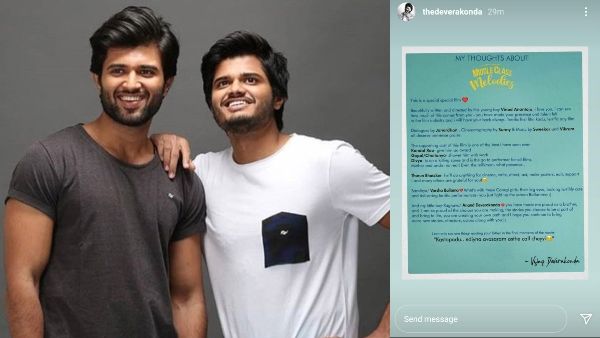 Vijay Deverakonda Pens A Melodious Review For Amazon Prime Video's Middle Class Melodies