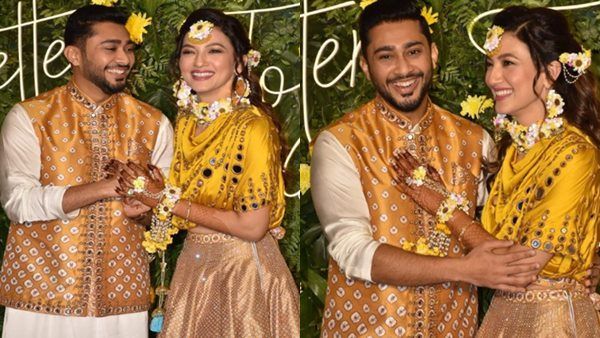 Gauahar Khan-Zaid Darbar’s Mehendi Ceremony Pictures Out; Soon-To-Be Married Couple Dazzle In Yellow Outfits
