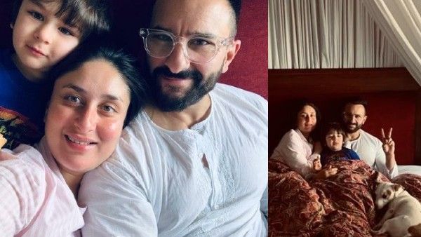Kareena Kapoor Khan Bids Goodbye To 2020 By Snuggling And Cuddling Taimur & Saif For A Perfect Picture