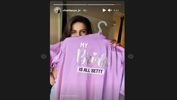 Chaitanya Jonnalagadda Shares ‘His’ Bride Niharika Konidela’s Picture Just Hours Before The Wedding