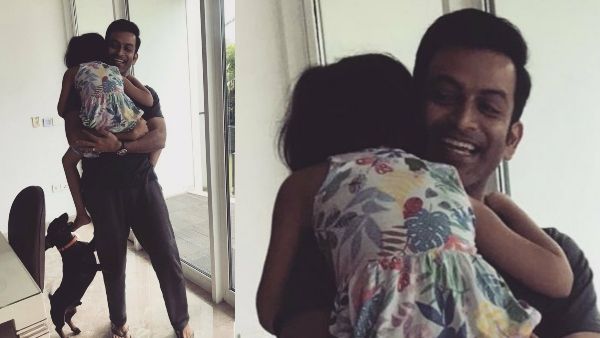 Prithviraj Sukumaran Is Back Home; Gets The Warmest Welcome From Daughter Ally & Pet Zorro