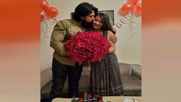 Yash & Radhika Pandit Celebrate 4th Wedding Anniversary With A Sweet Kiss; See Picture