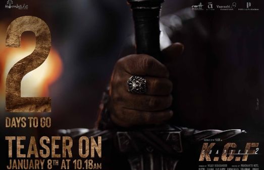 KGF Chapter 2: Brand New Poster Of The Film Goes Viral Days Before The Teaser Release on January 8