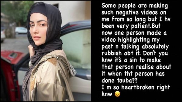 Sana Khan On A Video Highlighting Her Past: I Am So Heartbroken Right Now