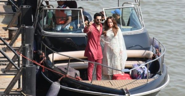 Varun Dhawan And Natasha Dalal Return From Alibaug; Make Way For A Happy Newlywed