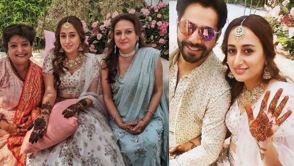 Varun-Natasha's Mehendi Ceremony New Pics: Veena Nagda Reveals She Planned Mehendi Designs With The Bride
