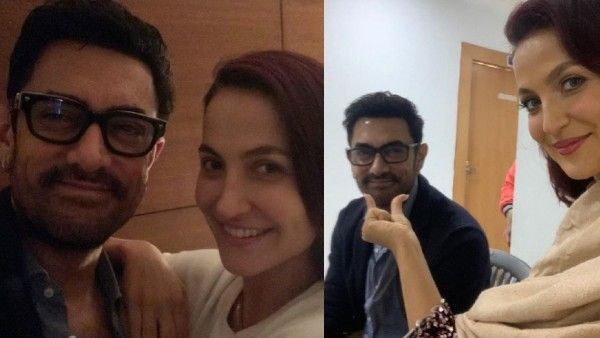 Aamir Khan Shakes A Leg With Elli AvrRam For A Special Song; Actress Says She Feels 'Blessed'