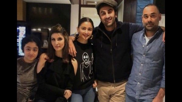Alia Bhatt Joins Beau Ranbir Kapoor And His Family For A 'Fam-Jam' Sunday; Riddhima Kapoor Shares A Picture