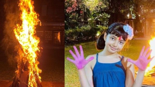 Aishwarya Rai Bachchan's Holi Celebration: Aaradhya Is All Smiles As She Flaunts Her Coloured Hands