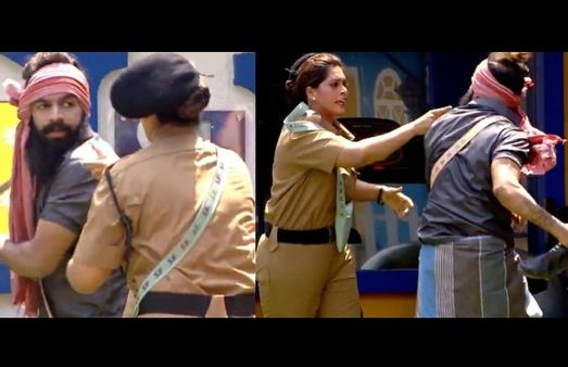 Bigg Boss Malayalam 3: Sai Vishnu Gets Aggressive Again; Pushes Sajna Firoz During Task