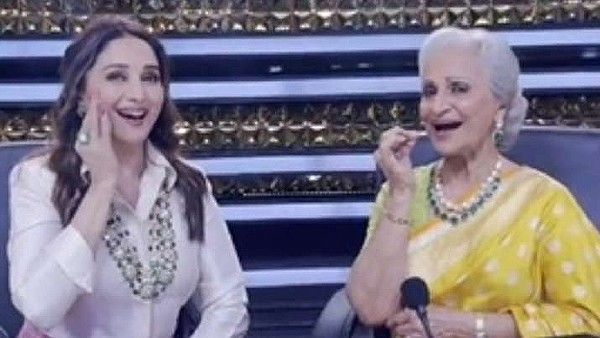Madhuri Dixit And Waheeda Rehman Charm Everyone As They Perform On Paan Khaye Saiyaan Humaro, WATCH