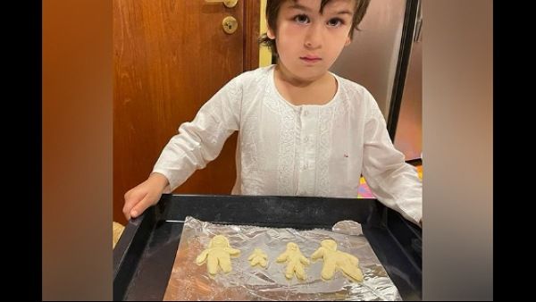 Taimur Ali Khan Including His Baby Brother In His Family Portrait Made With Cookies Will Melt Your Heart