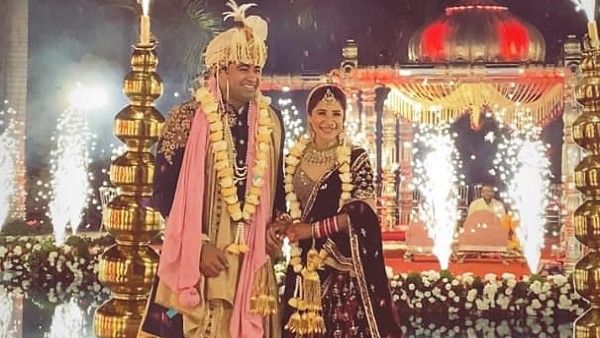 Mata Ki Chowki Fame Muskaan Nancy Ties The Knot With Hansika Motwani’s Brother Prashant, See Pics