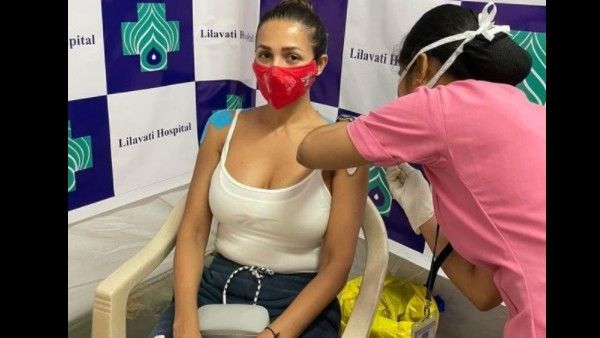 Malaika Arora Takes First Shot Of COVID-19 Vaccine; Says 'We Are In This Together'